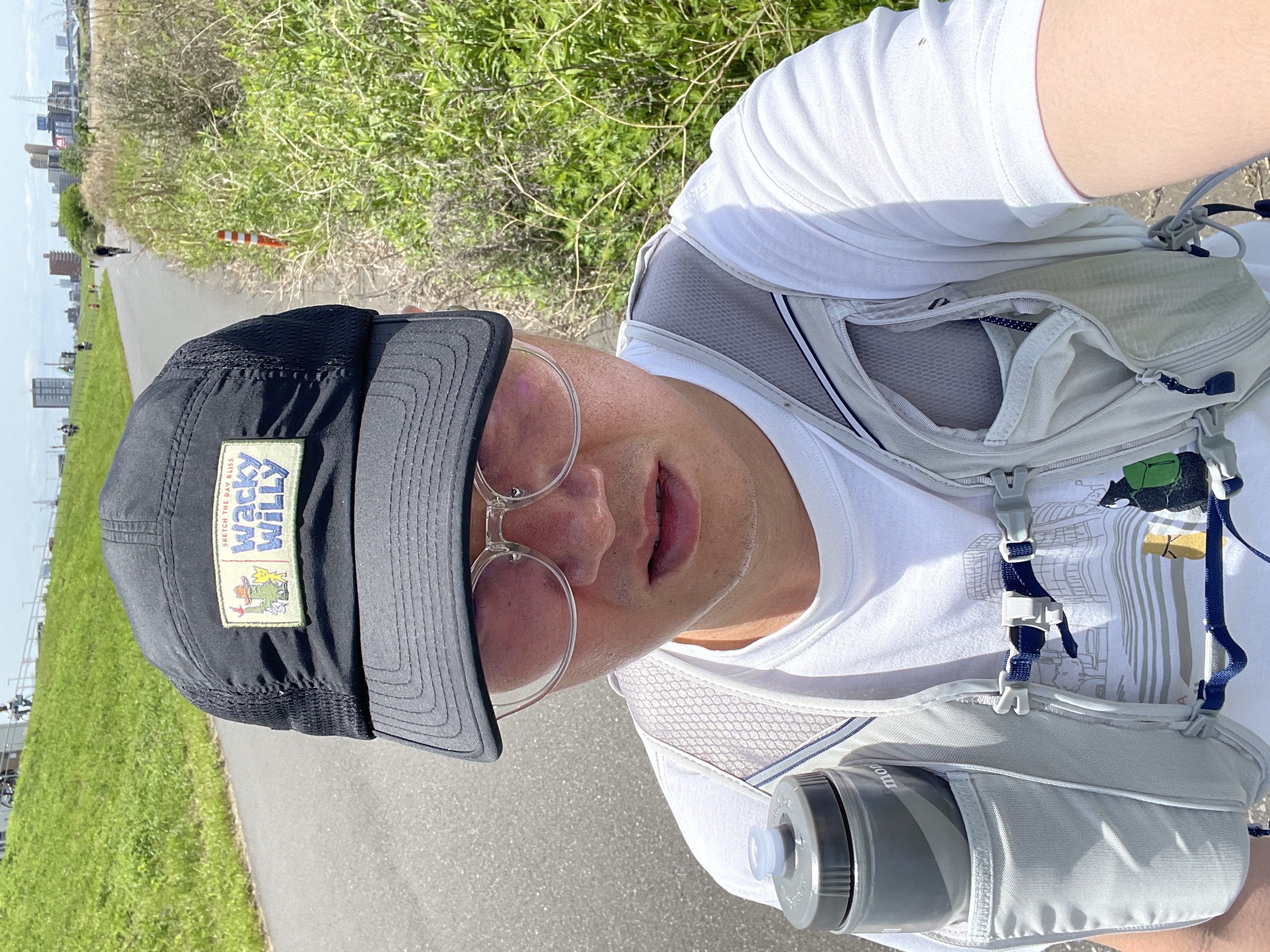 Running beside Arakawa